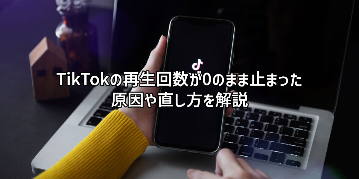 TikTok 再生回数 0